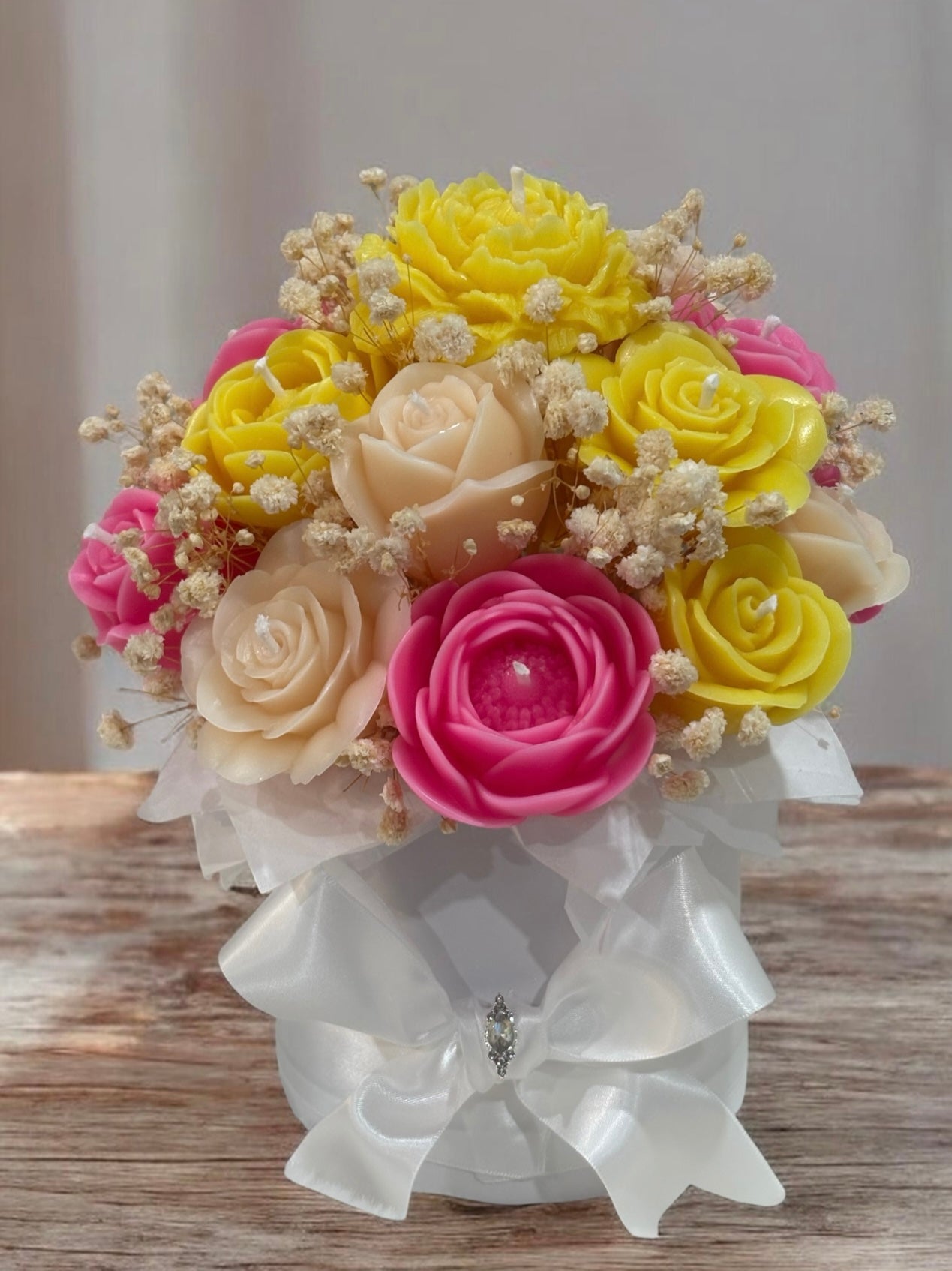 Vela Aromática Bouquet Floral - Edición Elegante