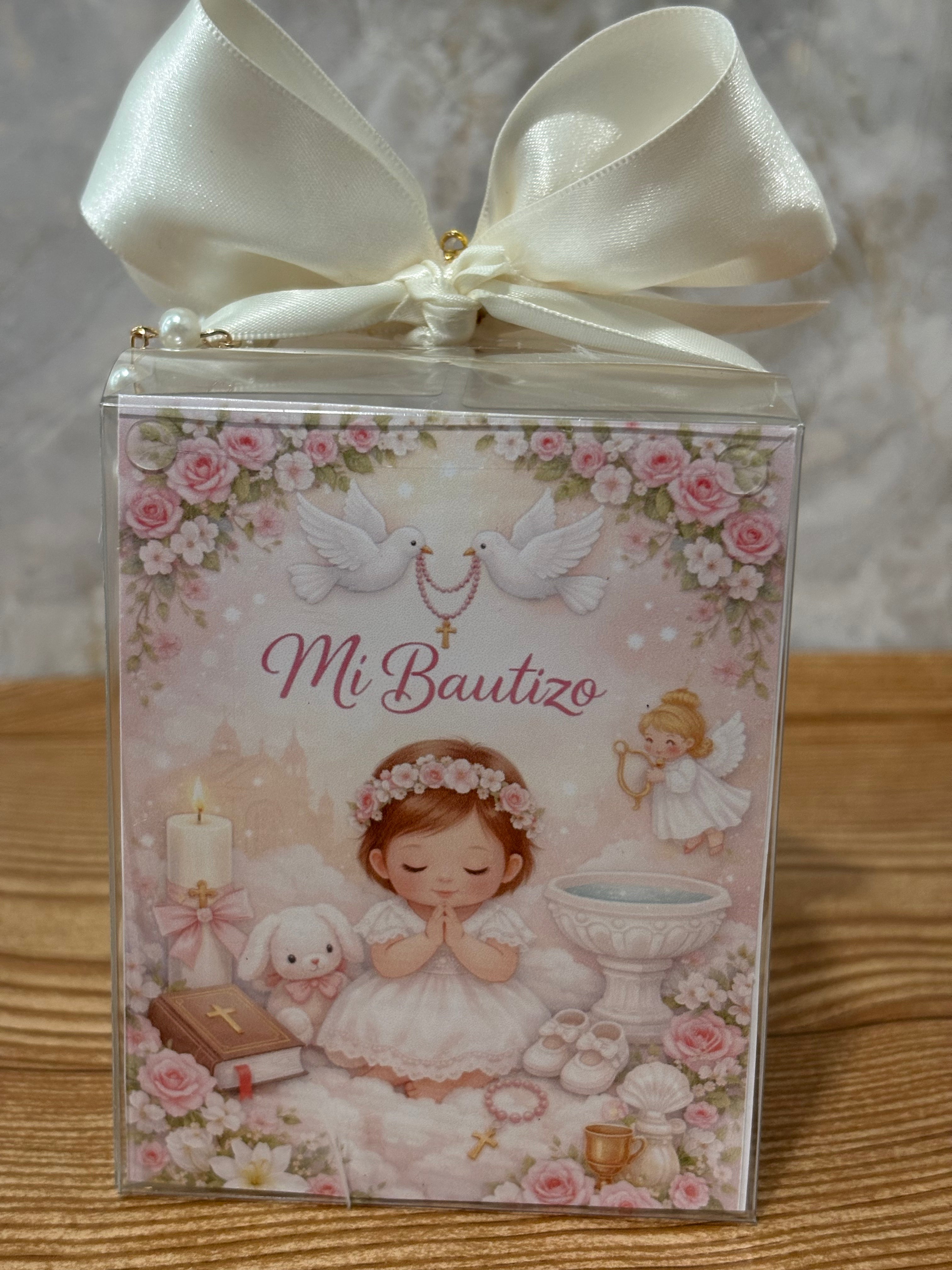 ✨ Vela Angelito en Cajita – Detalle Especial para Bautizo o Primera Comunión ✨